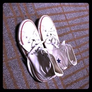 White high top converse
